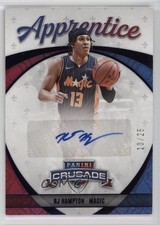 2021-22 Panini Chronicles Apprentice Signatures Purple 10/25 RJ Hampton Auto v8j