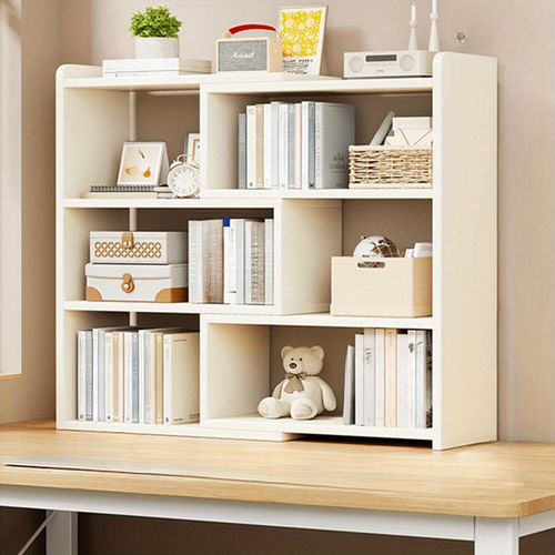 Wooden Shelf Bookcase Shelving 4 Tier Display Storage Unit Stand Stretchable-UK - Picture 17 of 19