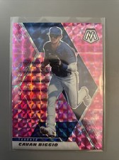 2021 Panini Mosaic Pink Prizm Cavan Biggio #191 Bule Jays