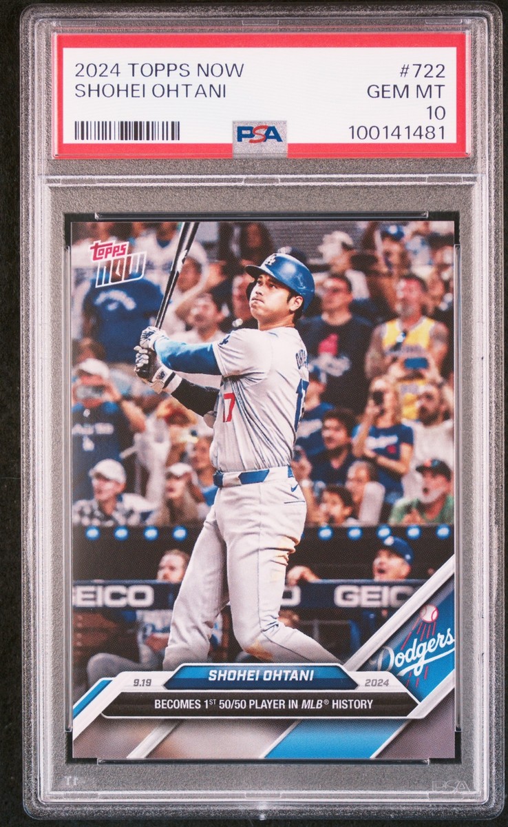 2024 TOPPS NOW #722 SHOHEI OHTANI PSA 10 | eBay