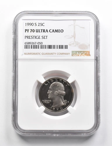 PF70 UCAM 1990-S Washington Quarter Prestige Set NGC RARE PEDIGREE *9769