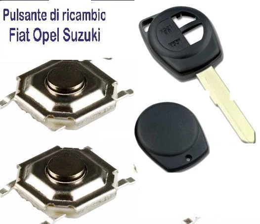2X MICRO SWITCH PULSANTE CHIAVE OPEL AGILA FIAT 16 SUZUKI JIMNY SPEDIZ VELOCEEEE