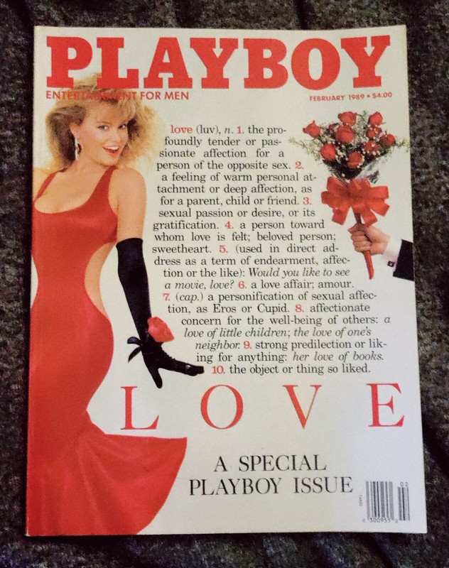 Playboy Magazine Feb 1989 Special Valentine Issue Andrea Marcovicci Simone Eden
