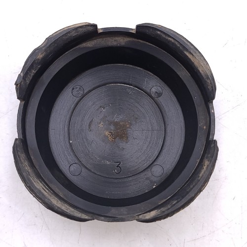 Nissan Sentra 1984-1986 Wheel Center Cap Black Plastic Snap-In - Genuine OEM - Picture 4 of 7