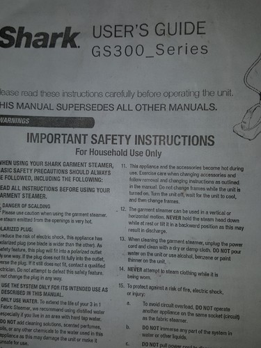 shark gs300 garment stand steamer