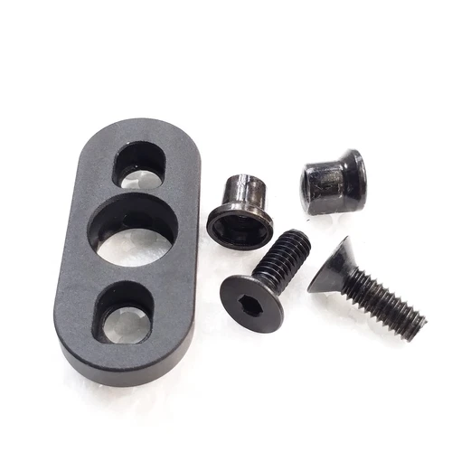 QD Sling Swivel Adapter Rail Mount Kit for Keymod Type Rail 1.25 Inch Loop Black - Picture 7 of 11