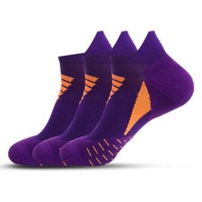 ZONBAILON Athletic Ankle Socks Sports Breathable Soft Low Cut Socks 3 Pairs