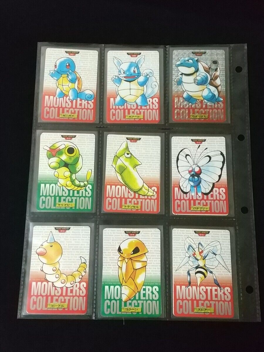 Bandai Pokemon 1996 Carddass Full Comp All 158 types Bandai Pokemon 1996 Carddass Full Comp All 158 types