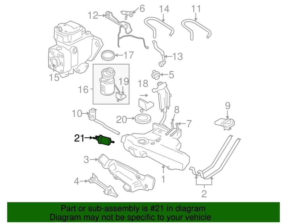 Filtro de combustible original Volkswagen 1J0-127-401-A Foto 3 de 3