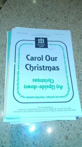 Gibson, Ferguson: Carol Our Christmas; unis/2-part choir (Choristers) 32 copies