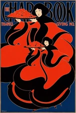 The Chap-Book--Thanksgiving No - Will Bradley - 1895, Art Nouveau Print