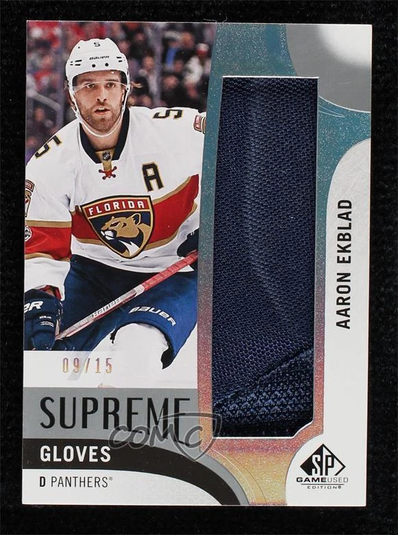 2017 18 SP Game Occasion Supreme Gloves /15 Aaron Ekblad #PA AE