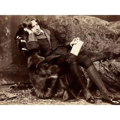 Sarony Portrait irischer Schauspieler Autor Oscar Wilde Foto riesiges Wandbild Poster Druck