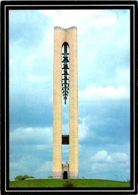 Dayton, OH Ohio  DEEDS CARILLON & PARK 151 Foot Bell Tower Landmark 4X6 Postcard