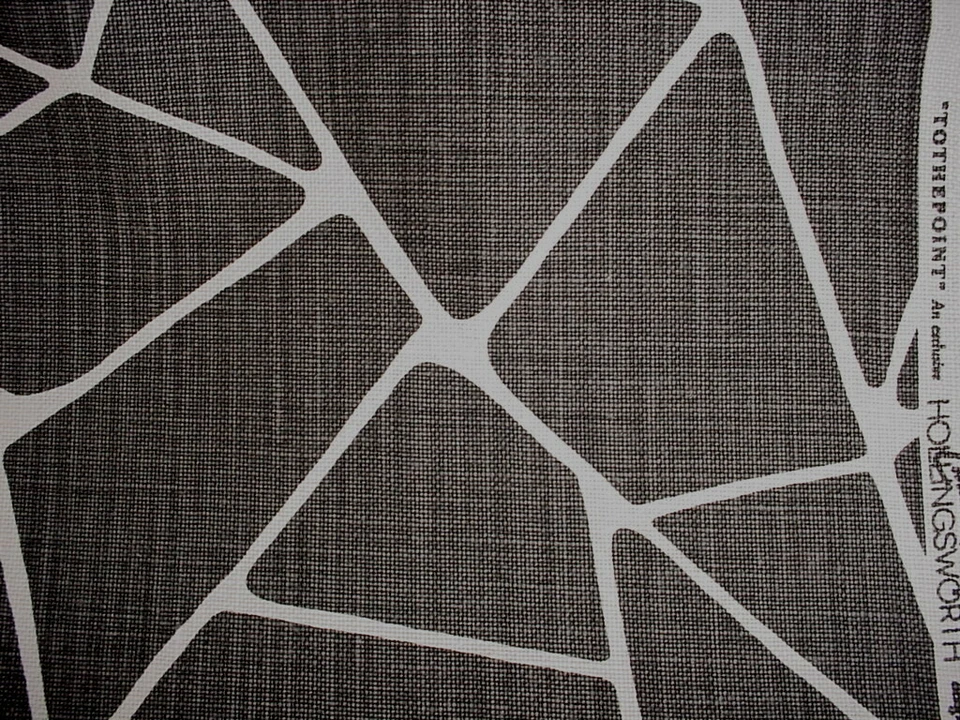 Kravet Couture To The Point Mink Turtle Shell Printed Linen Upholstery Fabric - Image 3 of 4