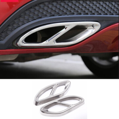 For Benz A B C E CLA GLC GLE GLS Class W213 16-19 Exhaust Muffler Tail Pipe Trim