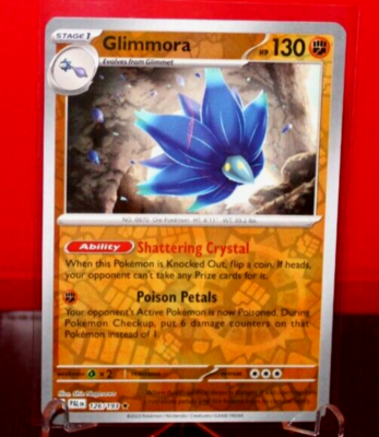 Glimmora HP130 2023 Holo Collectible Pokemon Card No. 126/193 | eBay