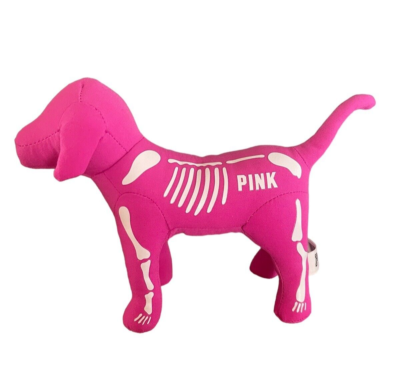NEW Victoria Secret VS PINK Mini Collectible Spooky Dog Skeleton