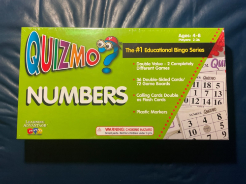 Learning Advantage: Quizmo? Numbers Educational Bingo -NEW Sealed- - Picture 1 of 4