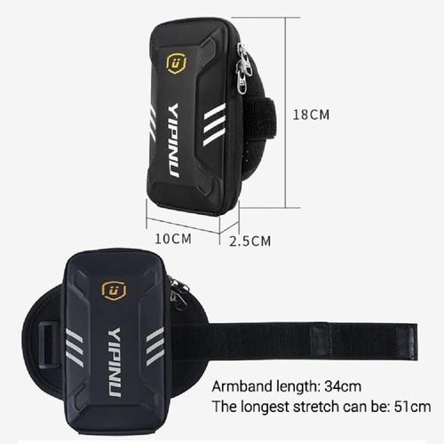 for Sharp AQUOS zero (2018) Waterproof Reflective Armband Case Sport Running ... - Picture 5 of 9
