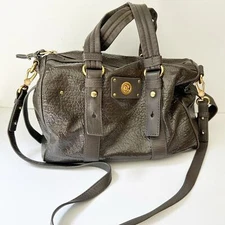 MARC MARC JACOBS Totally Turnlock Shine Lil Shifty Duffle Purse Detachable Strap