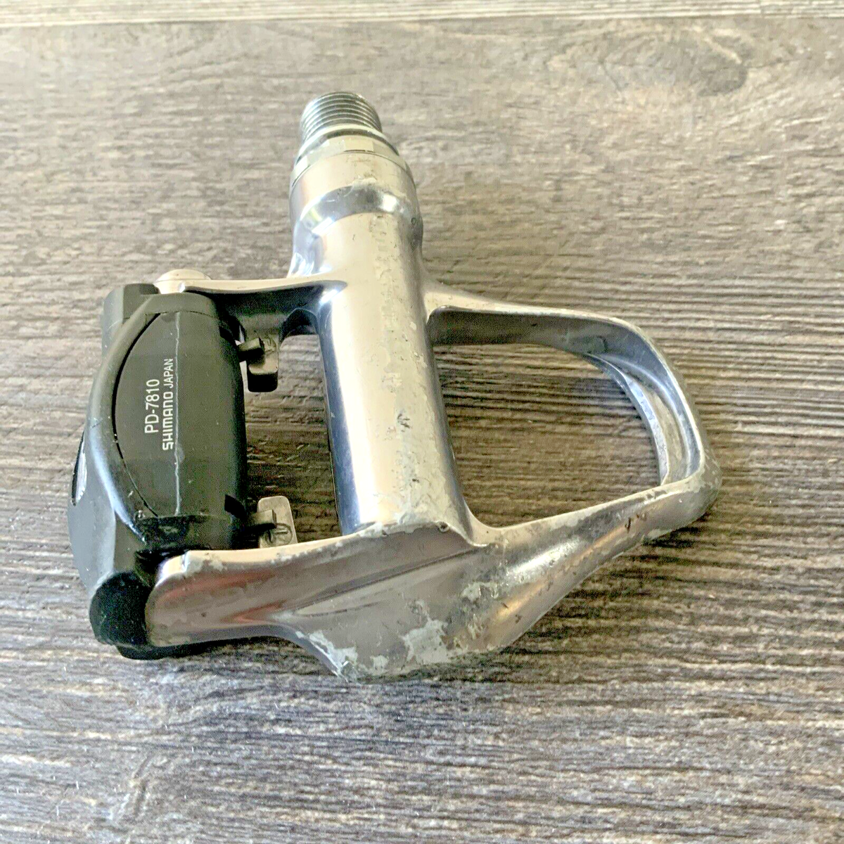 SHIMANO DURA ACE LEFT PEDAL PD 7810 SILVER 136 GRAMS NO CLEATS | eBay