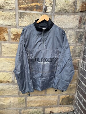 Tommy Hilfiger Athletic pull over half zip rain jacket Size Medium