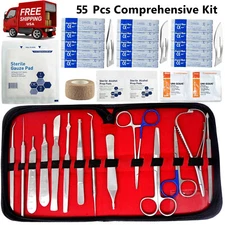 Surgical Suture First Aid Survival Family Pack RV Safety IFAK Kit Medical Wound