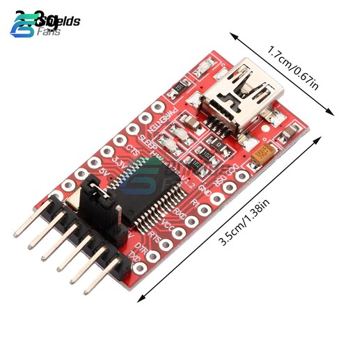 Mini FT232RL FTDI Converter Adapter Module USB to TTL Serial 3.3V5V for Arduino - Picture 13 of 13