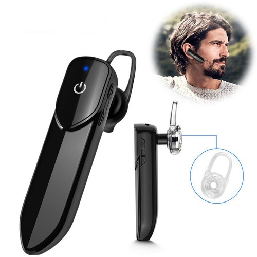 Bluetooth Headset Wireless Earpiece Sport Earphone Sweat-proof for Android iOS - Picture 1 of 13