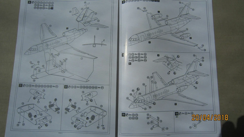 Kit modelo plástico avión Amodel 72293 Dassault Falcon 50/50EX 1/72 Foto 3 de 4