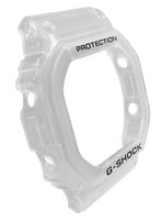Casio G- Shock LüNette Resin Bezel DW-5600 Weiß Transparent DW-5600SKE-7