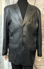 Jones New York City Black Leather Jacket Size 44L