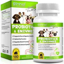 Probiotic Tasty Tablets for Dogs Digestion Constipation Supplements 180 Duck