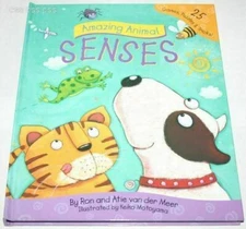Amazing Animal Senses Kids Fun Activity Science Book Scratch and Sniff Movable
