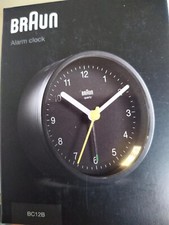 Braun BC12 Classic Alarm Clock Black Boxed New