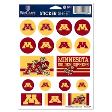 Minnesota Golden Gophers Vinyl Die-Cut Sticker Set / Decal Sheet *Free Shipping