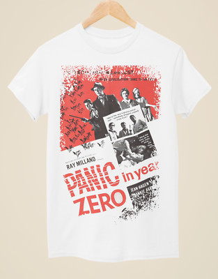 Panic in Year Zero (1962) - Movie Poster Inspired Unisex White T-Shirt