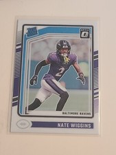 2024 Donruss Optic Nate Wiggins Rated Rookie Baltimore Ravens #281