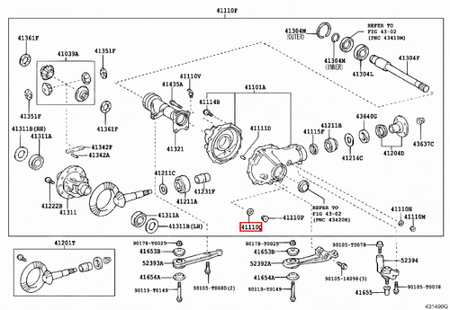 Genuine LandCruiser 200 Series VDJ UZJ URJ GRJ Front Diff Drain Plug Gasket - Picture 10 of 20