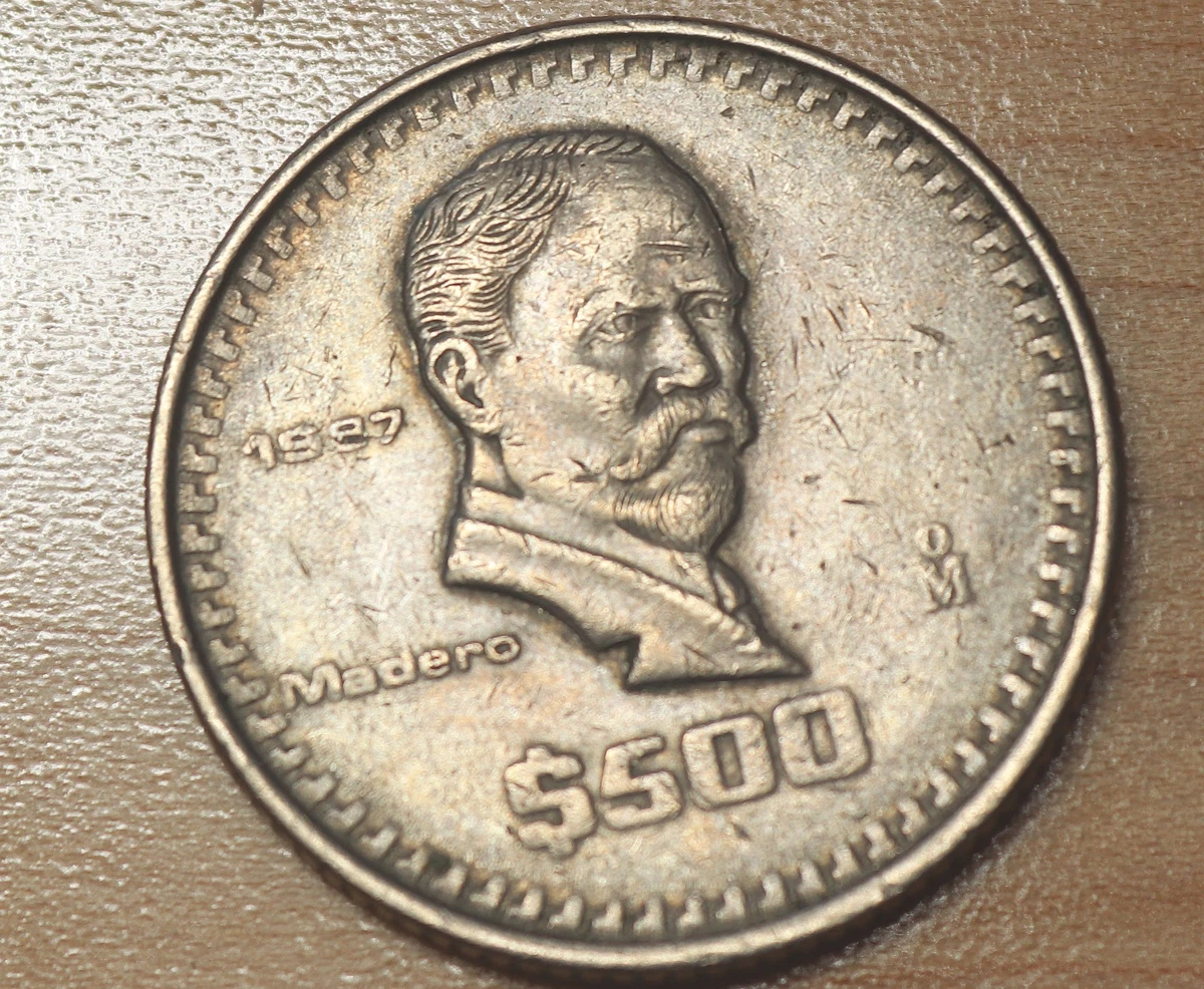 25+ Uncertified 500 Pesos Denomination 1987 Mexican Coins (1905