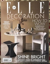 ELLE DECORATION UK  Magazine DEC JAN 2025 Shine Bright