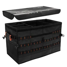 69L NOVSIGHT Trunk Organizer Organiser Tidy Storage Box Heavy Duty  for Camping