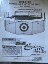 Skywalker Trampoline Sure Shot Game Net And Lower Enclosure
