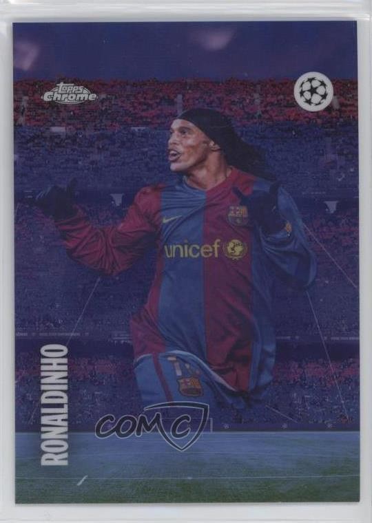 2024-25 Topps Chrome UEFA Club Competitions Tifo Ronaldinho #TF-10 0w77