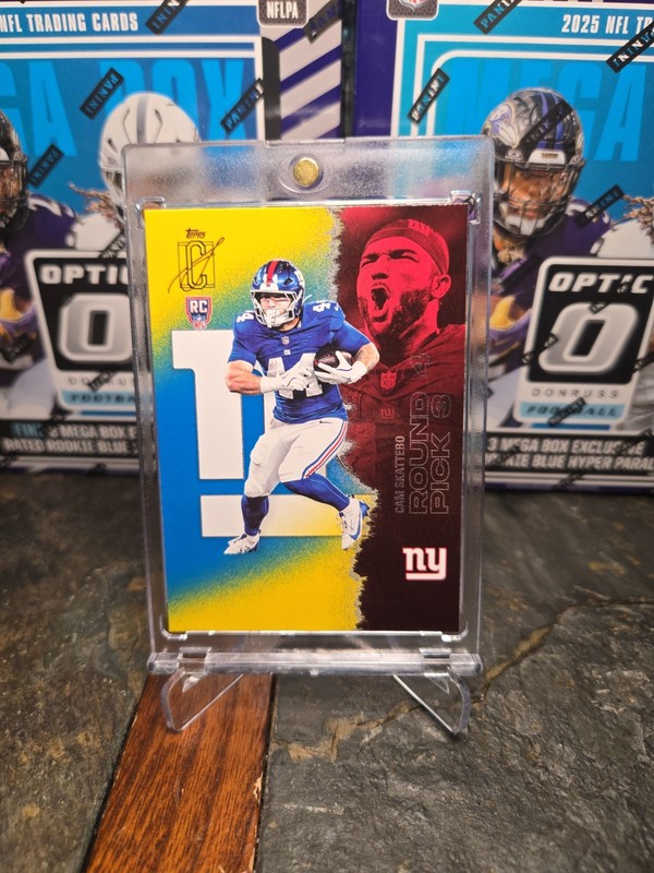 Topps 2025 Signature Class NFL New York Giants Cam Skattebo Rookie #119 Card