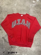    Utah Runnin' Utes NCAA Sweatshirt Men  s Size XL 24.5x28.5