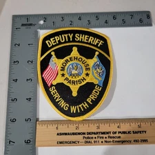 Bin2 B5 Police patch Louisiana Morehouse Parish Deputy Sheriff 
