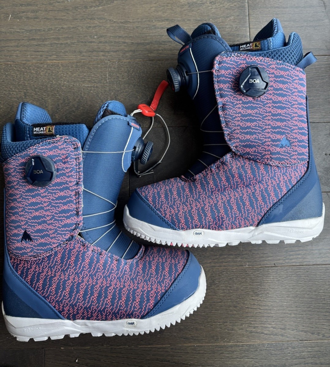 BURTON IMPRINT 3 スノーボードブーツ SWATH 27 Burton Snowboard Boots Men's 7.5M imprint3 SWATH BOA Blue Pink
