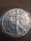 2011 American Silver Eagle, encapsulated BU (GV0034)